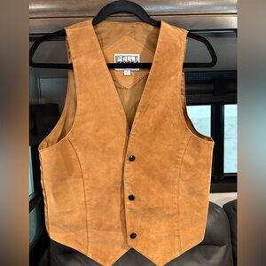 Pelle Women's Classic Leather Tan Vest